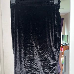 Black Velvet Mini-Skirt by Adam Levine